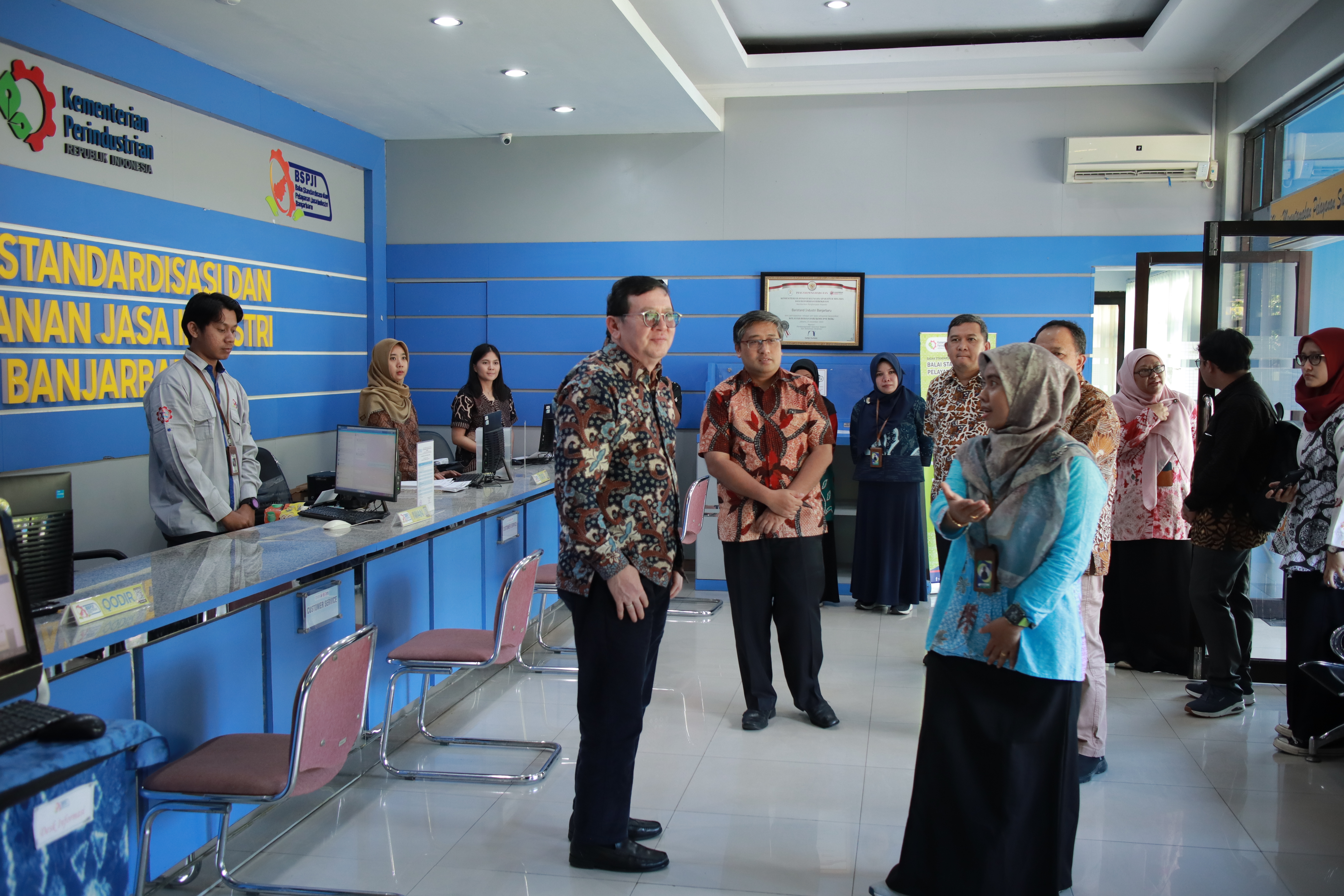 Inspektorat Jenderal Kemenperin Tinjau Peran Serta BSPJI Banjarbaru Dalam Perkembangan Industri di Kalimantan Selatan