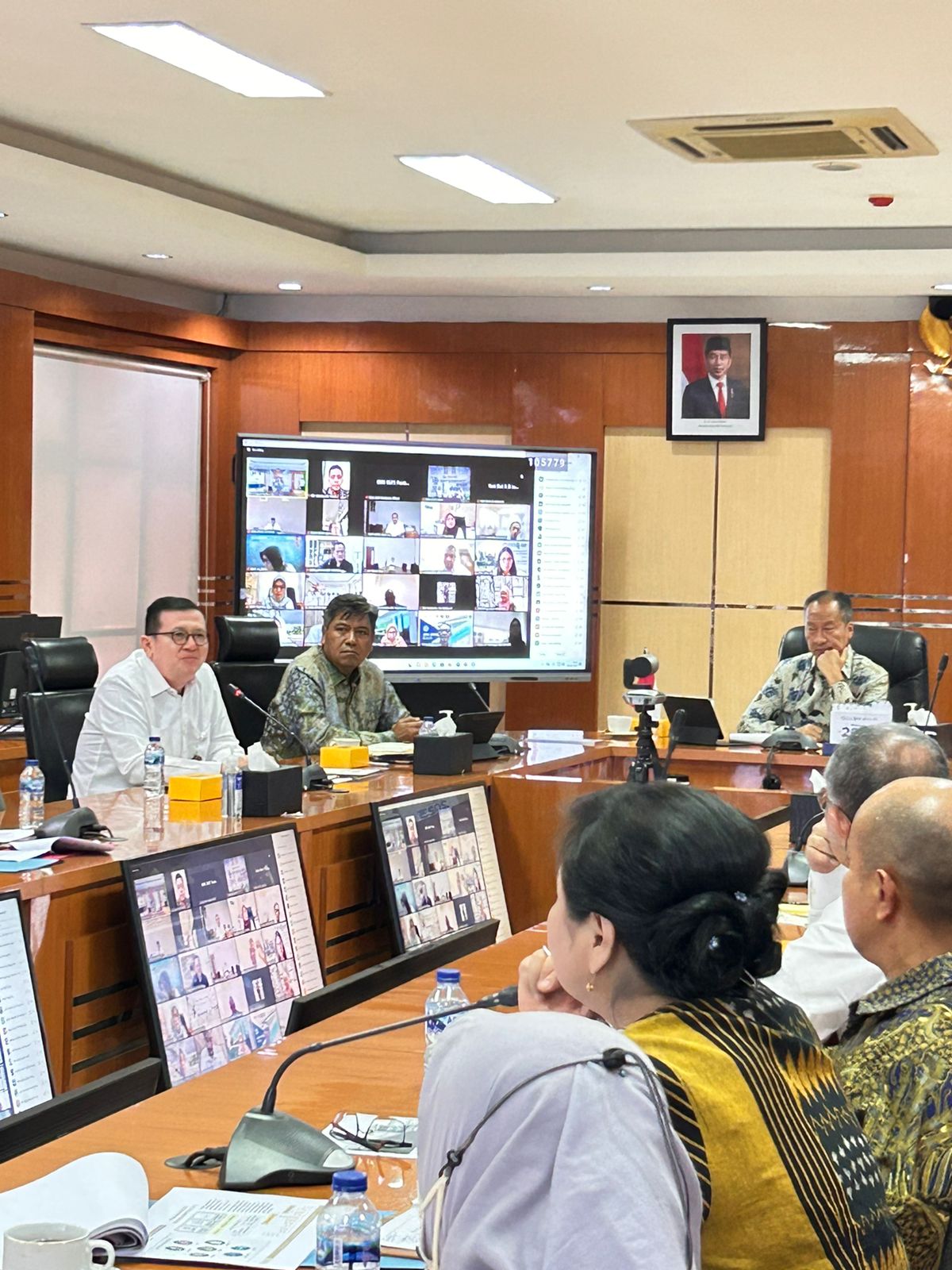 Pendampingan pelaksanaan kegiatan tahun 2023 Satker BPSDMI oleh Menteri Perindustrian dan Inspektur Jenderal